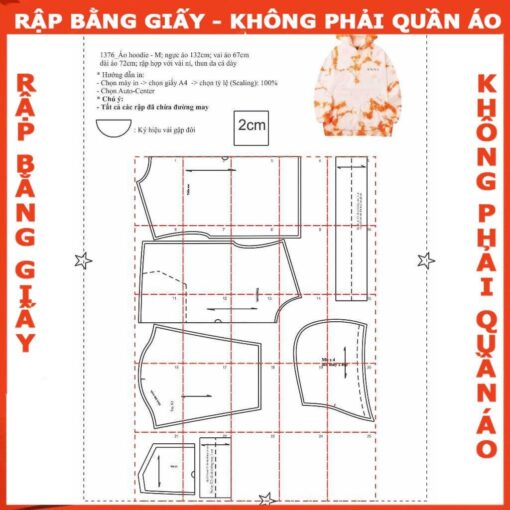 Rập giấy A0 mã 1376 - rập áo