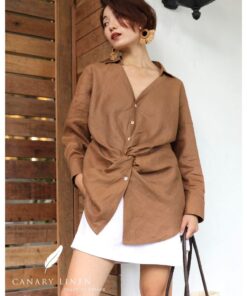 Alternative view of Rập giấy A0  áo xoắn eo mã 150