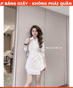 Rập giấy A0 áo sơ mi cách điệu mã 1271