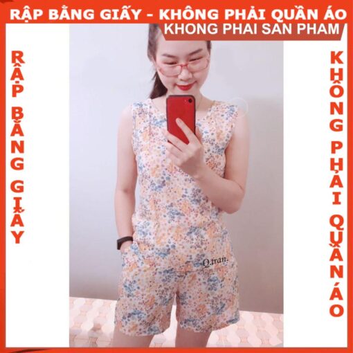 Rập may bộ mã 966- bộ đùi sát nách - Hình ảnh 3