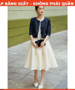 Rập giấy A0 áo khoác lửng 1097