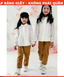 Rập giấy A0  mã R107 ( rập bộ sơ mi bé gái )