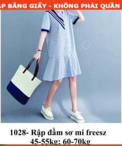 Rập mã 1028 - ầm sơ mi dáng rộng