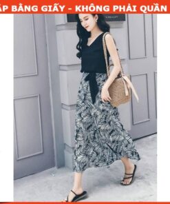 Rập giấy A0 mã 564 - bộ quần váy + áo