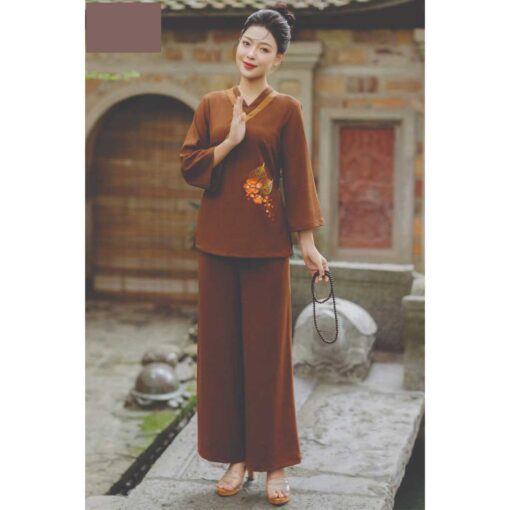 Rập giấy A0 mã 1670 - bộ đi chùa nữ - Hình ảnh 4