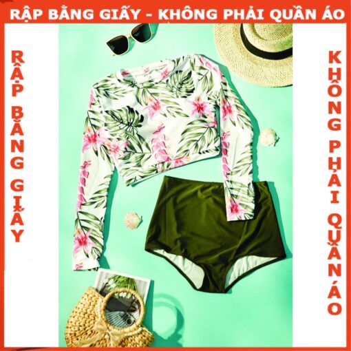 Rập giấy A0 mã 182 - Rập đồ bơi 2 mảnh