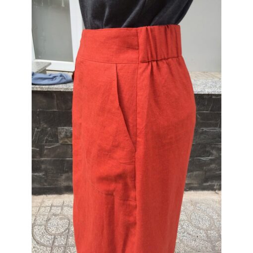 Rập mã 745 - chân váy midi - Hình ảnh 3