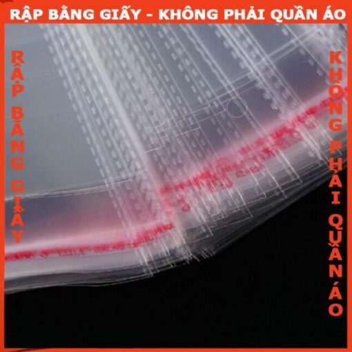 500g TÚI OPP băng keo dán miệng-Kích thước 26x37cm