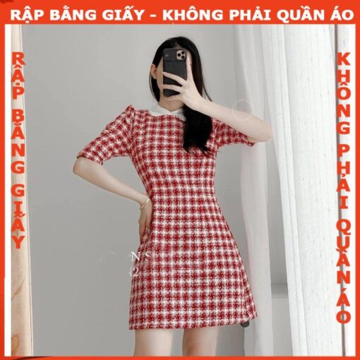 Rập giấy A0 mã 1153  - đầm sơ mi dáng A