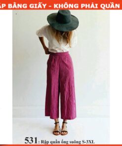 Rập  mã 531 - quần ống suông