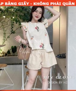 Alternative view of Rập giấy A0 mã 243 - bộ mặc nhà cánh tiên