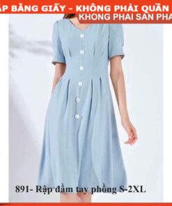 Rập giấy A0 may đầm nữ mã 891