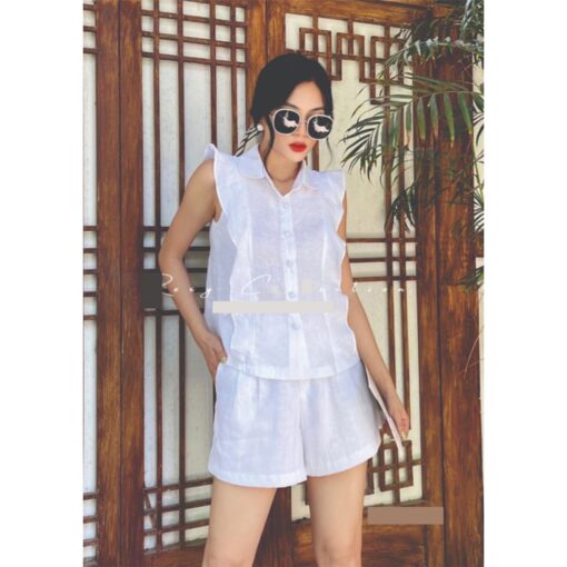Rập giấy A0 may bộ short cánh tiên mã 1588 - Hình ảnh 5