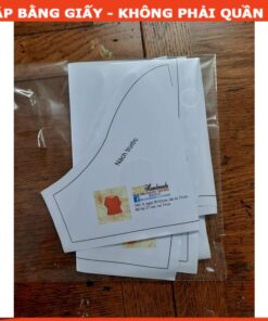 Alternative view of Rập giấy A0 áo bé gái mã R147