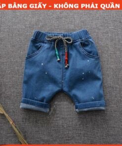 Rập quần lửng bé trai mã B28