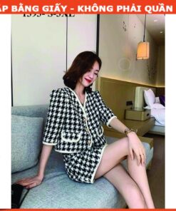 Alternative view of Rập giấy A0  set váy A và áo cổ tim 1393