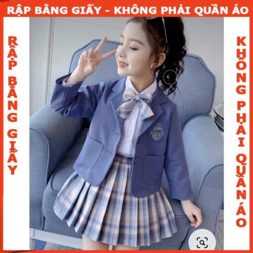 Rập giấy A0 may set vest bé mã R450