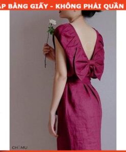 Alternative view of Rập giấy A0 mã 198 - đầm suông tay liền