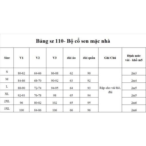 Rập giấy A0 bộ cổ sen dài tay mã 110 - Hình ảnh 5