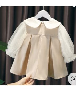 Alternative view of Rập giấy A0 đầm bé gái mã R440