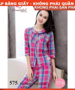 Alternative view of Rập giấy mã 575 - bộ quần dài tay lỡ