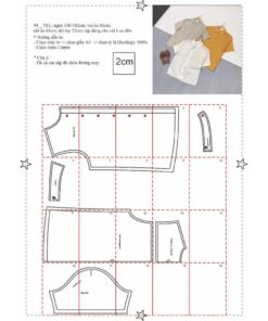 Alternative view of Rập giấy A0 mã 94 - rập áo sơ mi ngắn tay