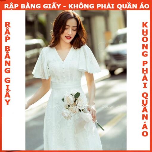 Rập giấy A0 đầm nữ  mã 100 - Hình ảnh 4