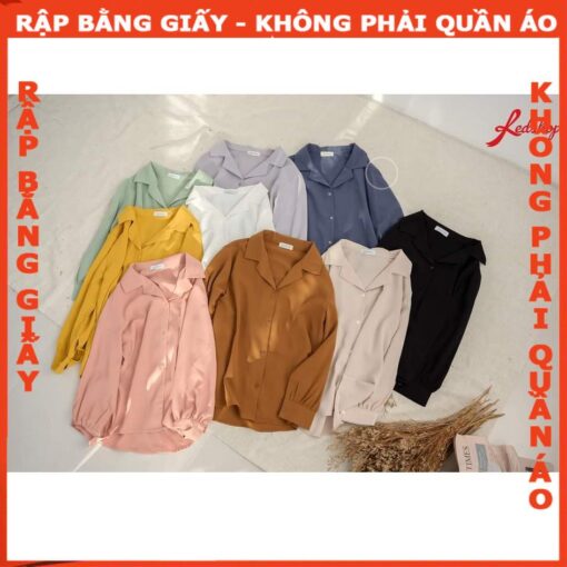 Rập  áo cổ ve tay dài mã 1091