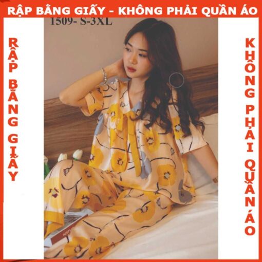 Rập giấy A0 mã 1509 - bộ mặc nhà