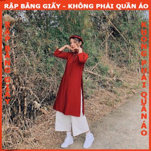 Rập giấy A0 bộ áo dài dáng suông mã AD15 - Hình ảnh 5