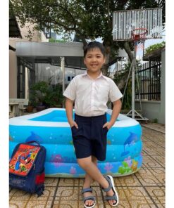 Alternative view of Rập giấy A0 mã B46, B18 - set đồng phục bé trai quần short