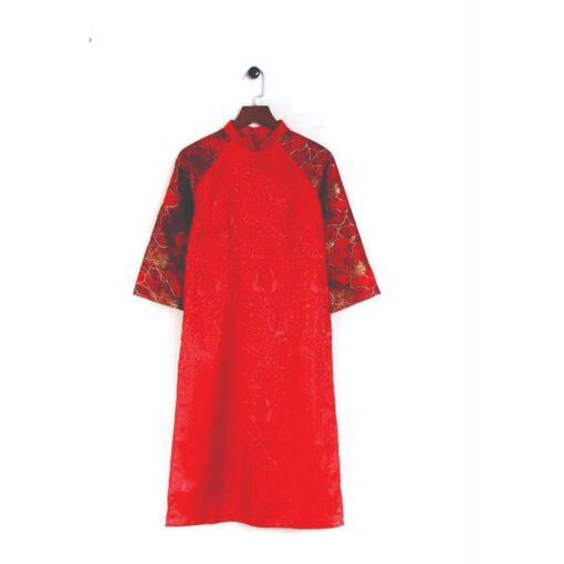 Rập giấy A0 áo dài form suông - (gài nút) mã AD23 - Hình ảnh 2
