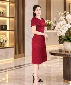 Rập may đầm cánh tiên mã 28