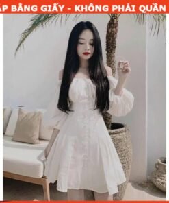 Rập giấy A0 đầm trẽ vai mã 1431 - đầm trễ vai