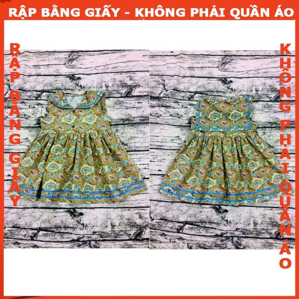 Rập giấy A0 đầm bé gái mã R306