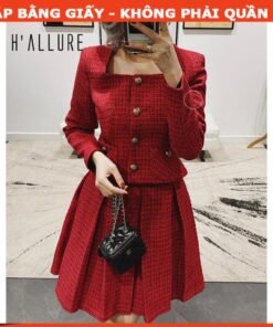 Rập set áo dài tay chân váy mã 1173