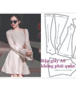 Rập giấy A0 mã 1833 - rập may đầm