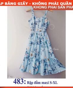 Rập giấy A0 mã 483 - rập đầm dây