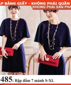 Rập giấy A0 mã 485 - Rập đầm nữ