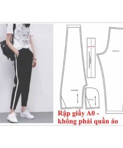 Rập giấy A0 mã 1367 - Rập quần thun bagy