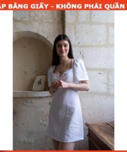 Rập giấy A0 mã 1630 - đầm tay phồng