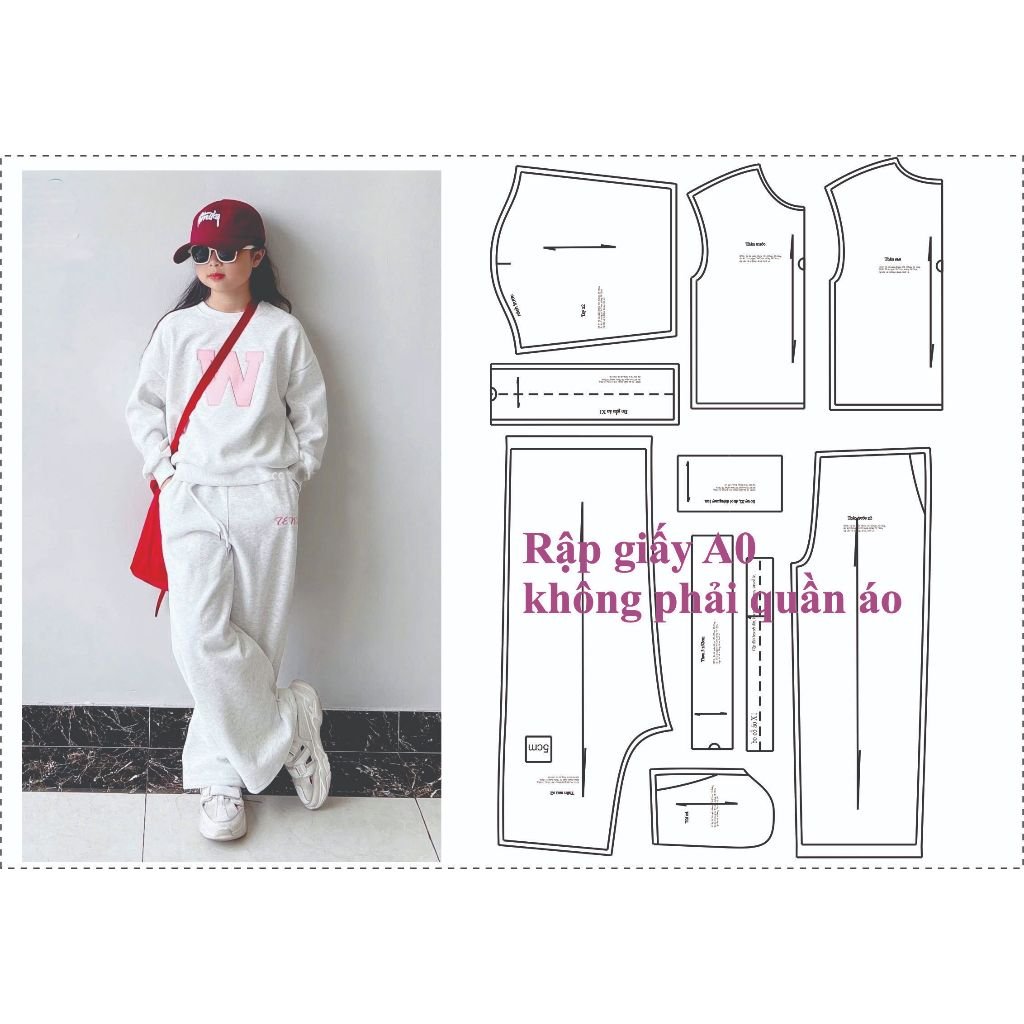 Rập giấy A0 mã R510 - rập may vá