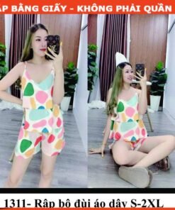 Rập bộ áo dây 2 lớp mã 1311
