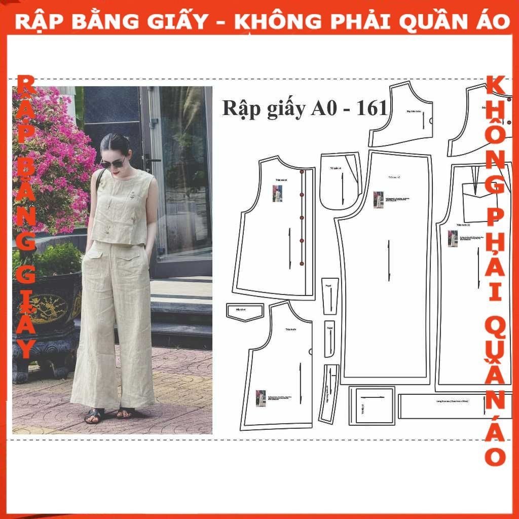 Rập giấy A0 nguyên set linen mã 161