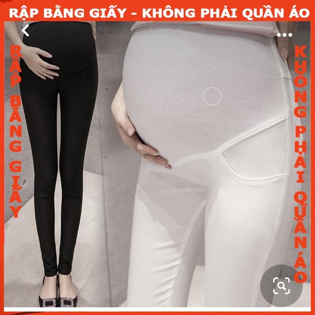 Rập giấy A0 mã BA32 - quần legging bầu