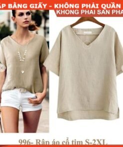 Rập giấy A0 mã 996 - rập áo cổ tim