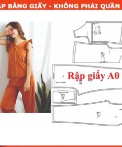 Rập giấy may bộ cánh tiên mã 798