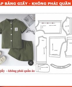 Rập giấy A0 bộ đùi cổ chân mã B64