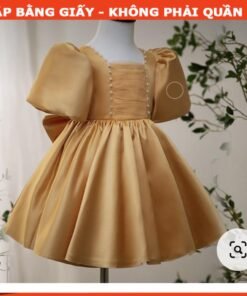 Rập giấy A0 đầm cổ vuông tay phồng R462