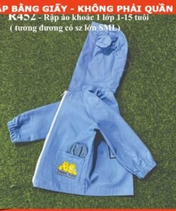 Rập giấy A0 mã R452 - áo khoác mẹ bé